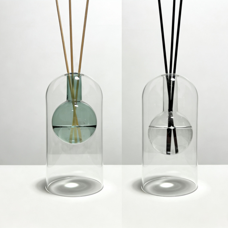 Home Fragrance Bottle - Frasco Difusor de Vidro Nórdico em