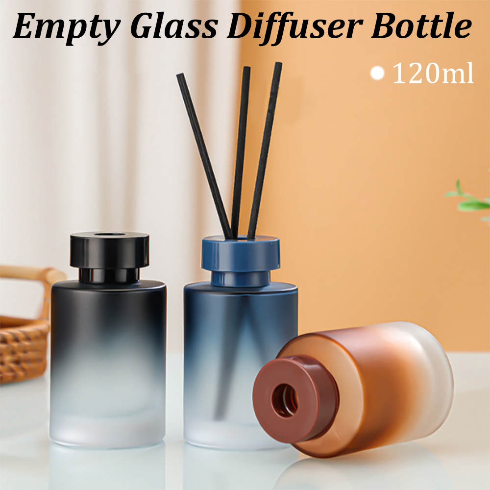 Home Fragrance Bottle - Garrafa difusora de vidro vazia 120ml,