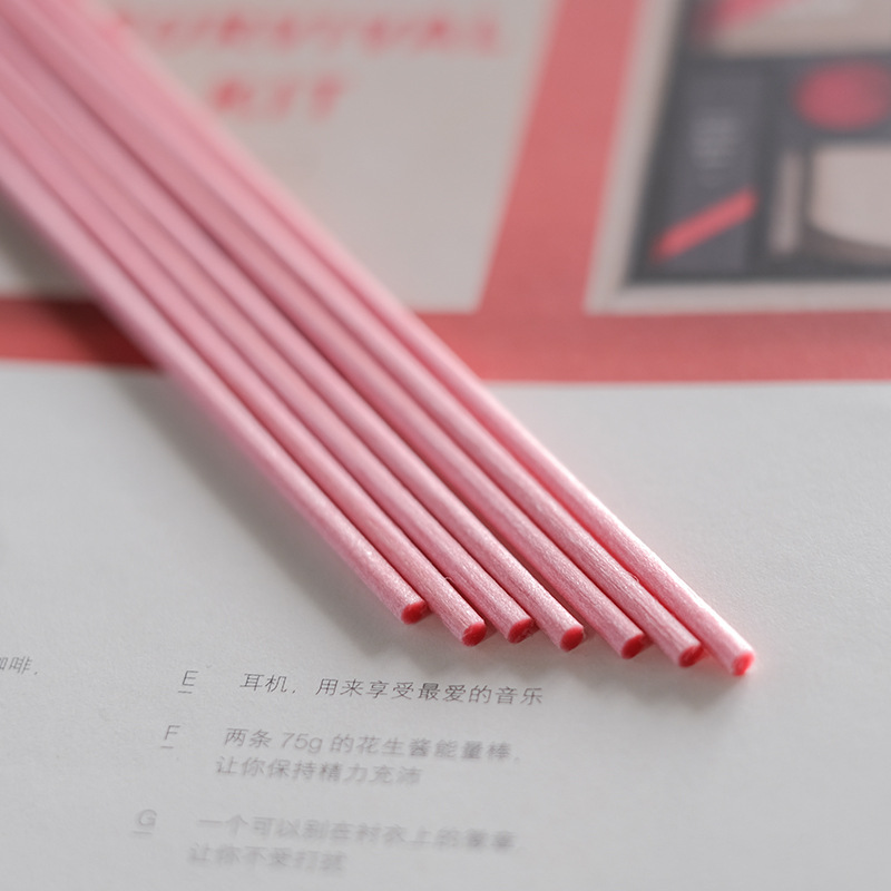 Varas de rattan de fibra rosa, - Home Fragrance Diffuser Sticks avaliação e preço