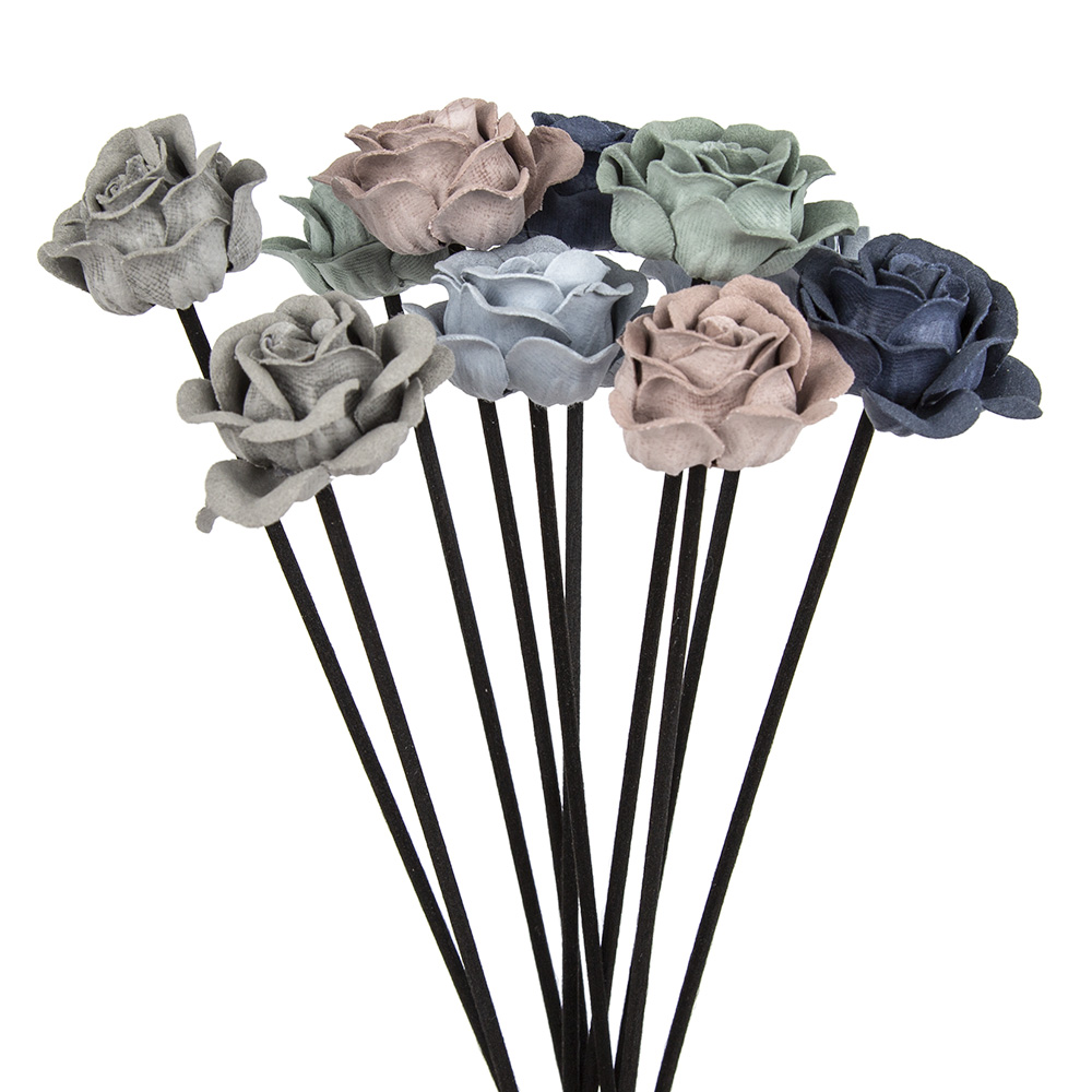 Novo 10 pçs couro veludo azul  - Home Fragrance Leather Diffuser avaliação e preço